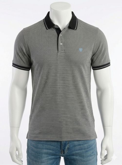 Polo puntos azul marino y blancos de Tomé