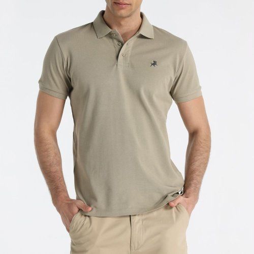 Polo piqué verde claro de Lois