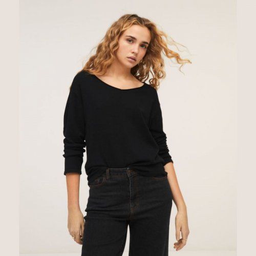 Jersey oversize negro de Surkana