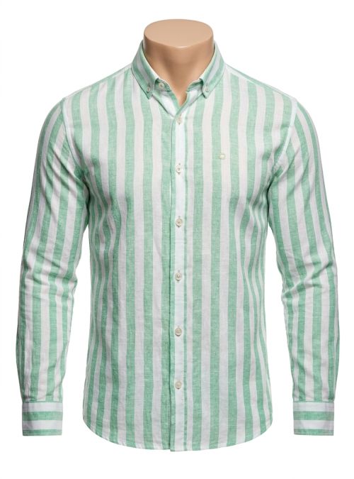 Camisa rayas verdes de Yellow Skin