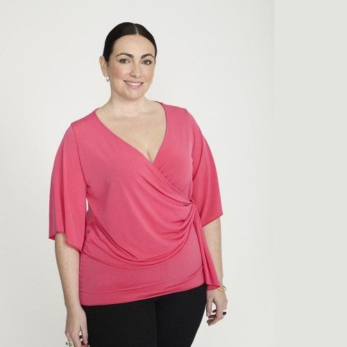 Camiseta cruzada geranio de SPG Woman