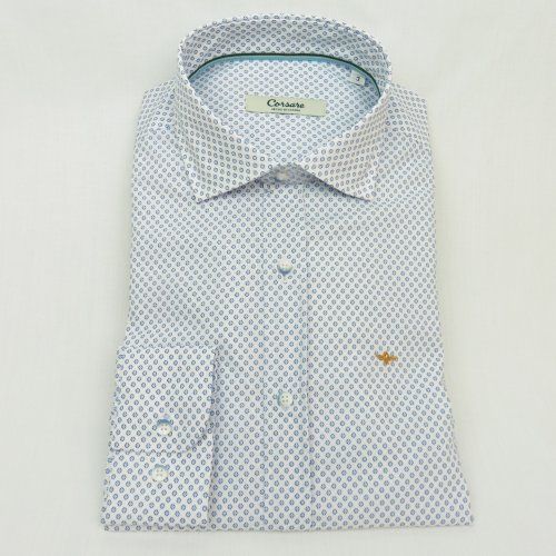 Camisa mini rombos azules de Corsare