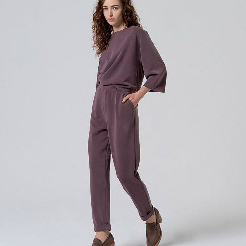 Pantalón modal berenjena de Surkana