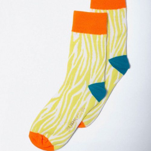 Calcetín animal print pistacho de Surkana