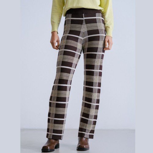 Pantalón punto cuadros de WNT Collection