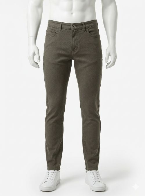 Pantalón 5 bolsillos negro dibujo de West