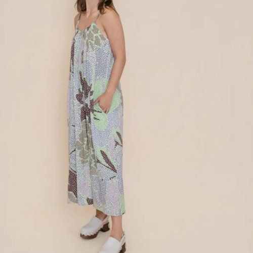 Vestido largo estampado de WNT Collection