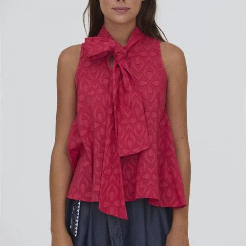 Blusa lazo geranio de WNT Collection