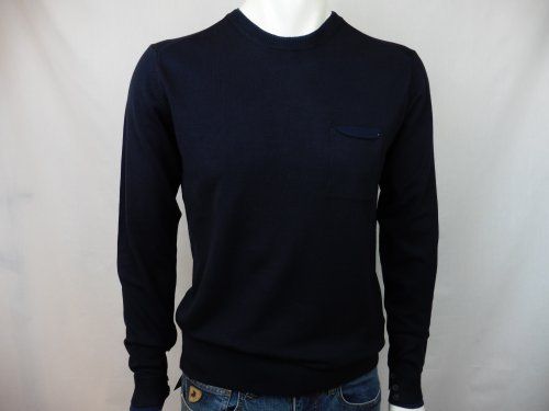 Jersey azul marino con bolsillo de Consenso