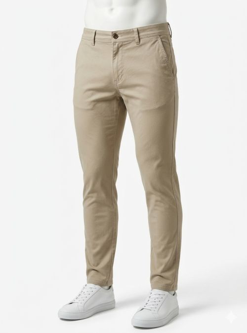 Pantalón lyocel beige de Tayron's