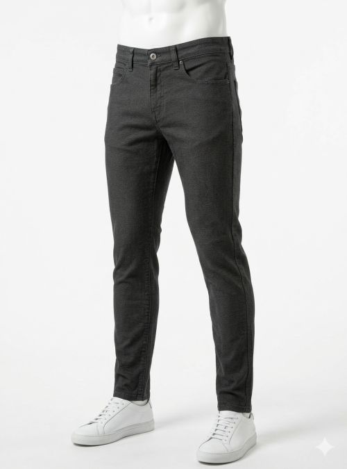 Pantalón 5 bolsillos azul dibujo de West