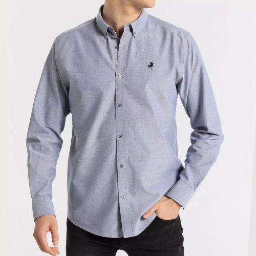 Camisa azul oxford de Lois