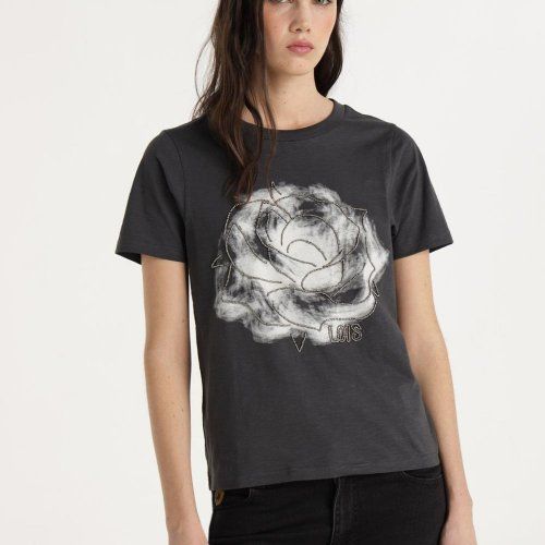 Camiseta gris flor de Lois