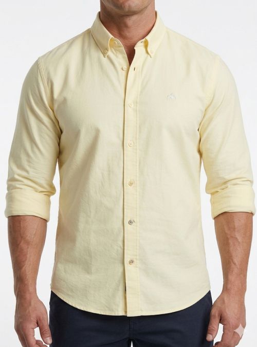 Camisa algodón amarilla de Dos Galgos