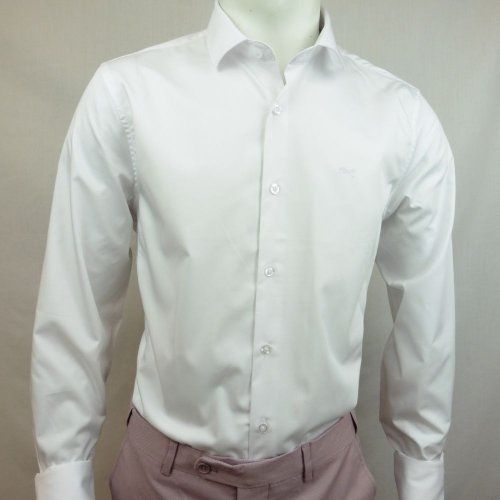 Camisa blanca bambú de Dark & Fish