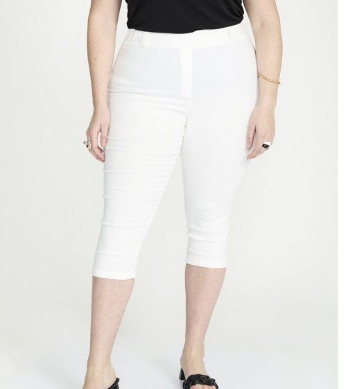 Pantalón corsario blanco  de SPG Woman