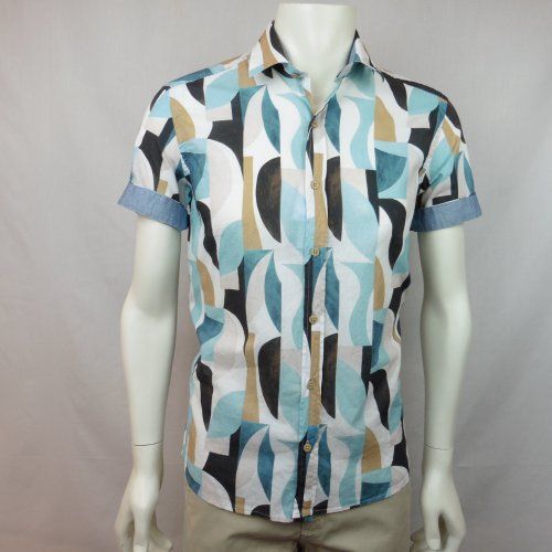 Camisa dibujo geométrico de Corsare