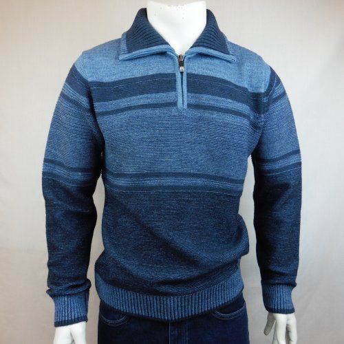 Jersey polo rayas azul de Tomé