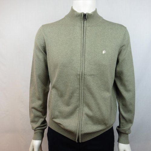 Chaqueta punto verde jaspe de Dos Galgos