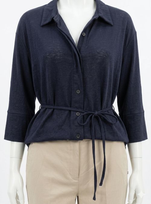Chaqueta manga al codo azul marino de WNT Collection