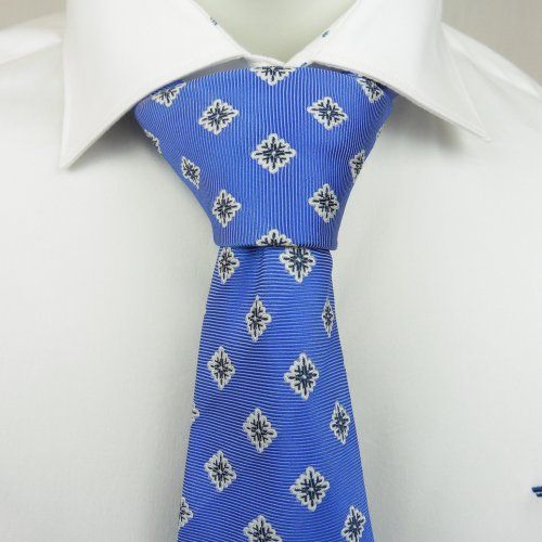 Corbata flores azúl de Boccola