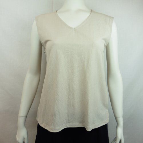 Camiseta beige sin mangas de WNT Collection