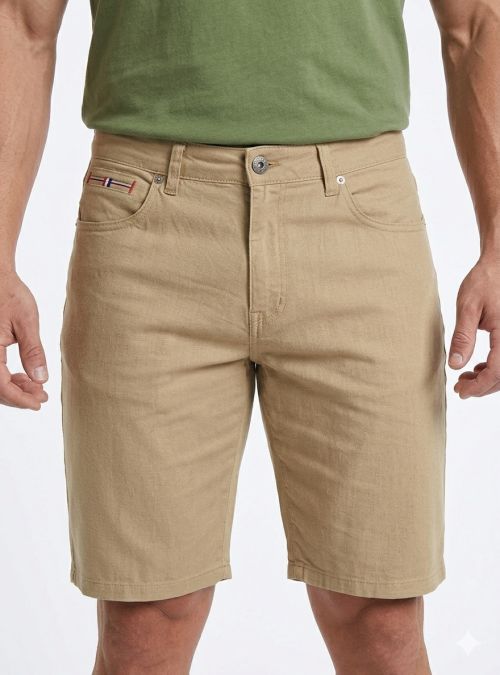 Pantalón corto 5 bolsillos arena de West Original & Co.
