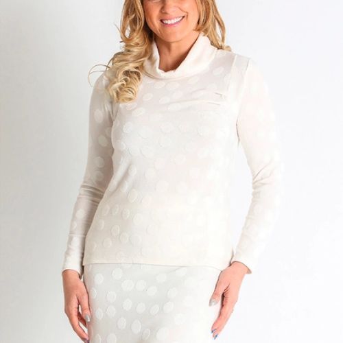 Jersey crudo lunares de Lourdes Castillo