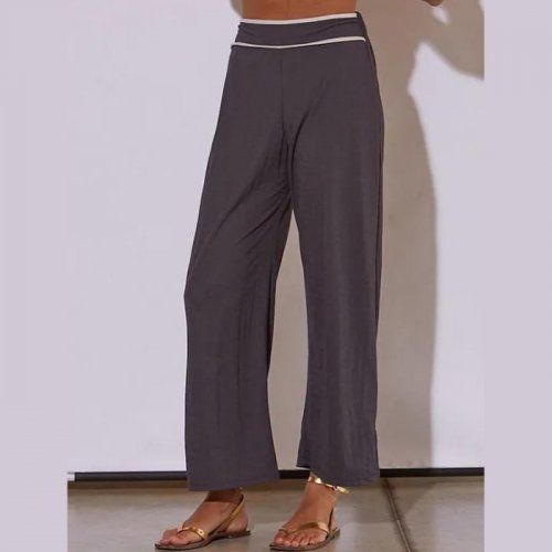 Pantalón ancho gris de WNT Collection