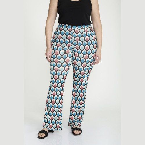 Pantalón estampado retro de SPG Woman