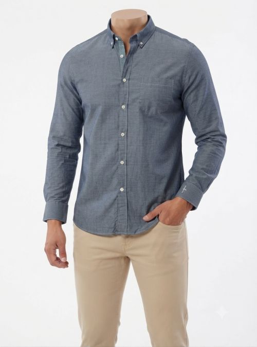 Camisa marino mil puntos de Corsare