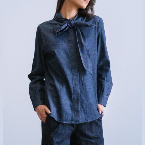 Camisa lazada vaquera de WNT Collection