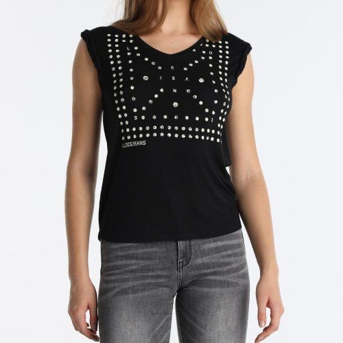 Camiseta negra topos de Lois