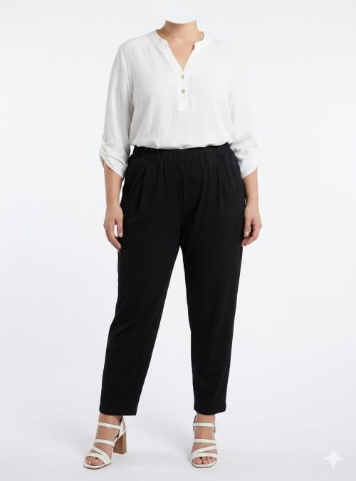 Pantalón negro de punto de Nayat