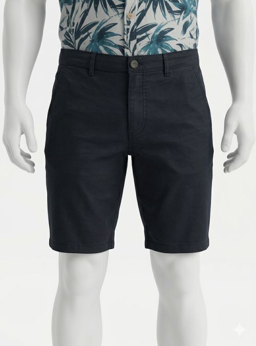 Pantalón corto azul marino de Dos Galgos
