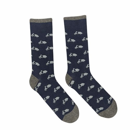 Calcetines vespas azules de Jorigu