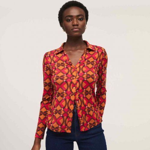 Camisa de punto escote uve de Surkana